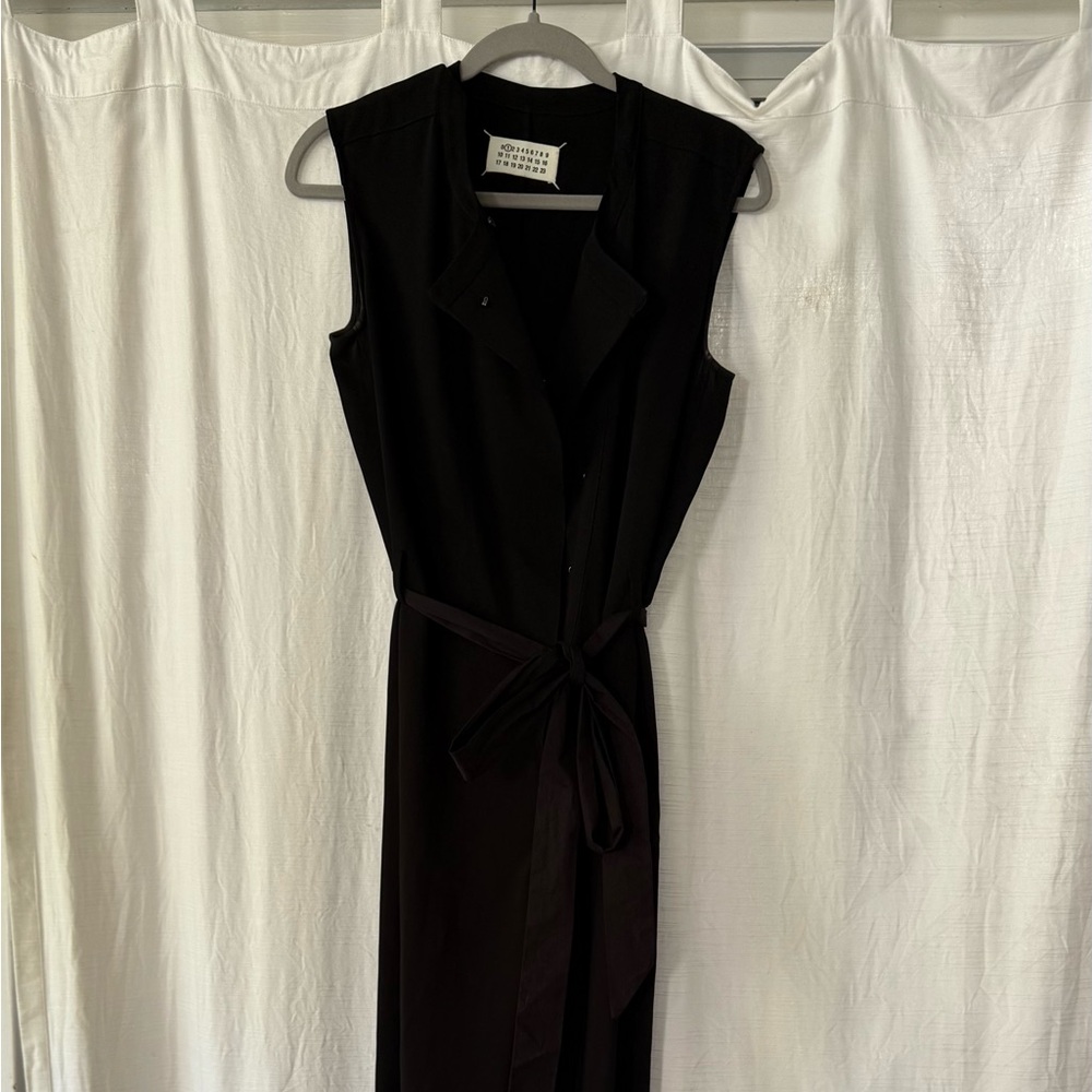 Maison Martin Margiela Black Sleeveless Sheath Jumpsuit